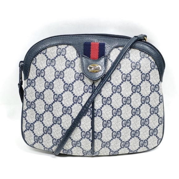 Gucci Handbags - 🏆💎💯 Gucci GG Sherryline Navy Blue PVC Leather Crossbody Bag